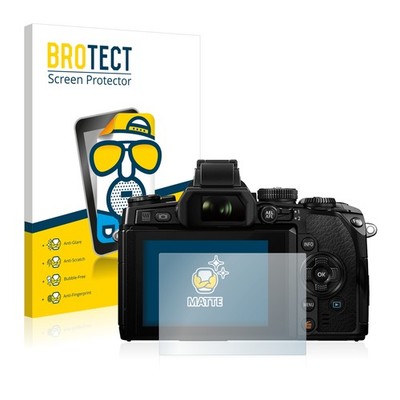 2x Schutzfolie matt für Olympus OM-D E-M1 Panzerfolie Displayschutz