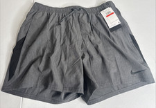 Men's NIKE Shorts Swim Trunks Shorts Large Heather Grey - NWT