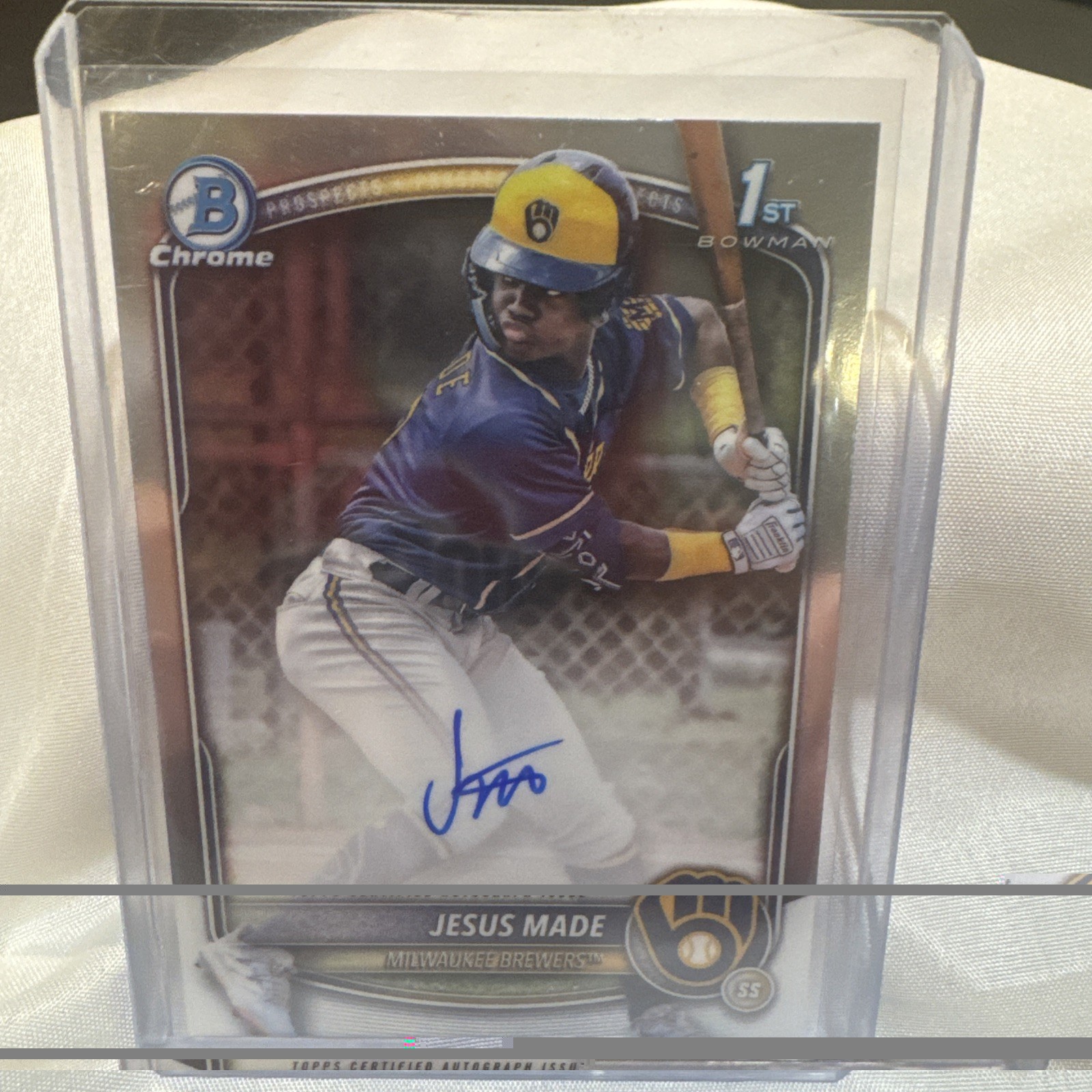 Jesus Made 2025 Bowman #CPA-JM Chrome Prospect Auto (1st) Price 