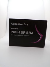Invisible Adhesive Push Up Bra Black Size S Women's Silicone Adhesive Bra