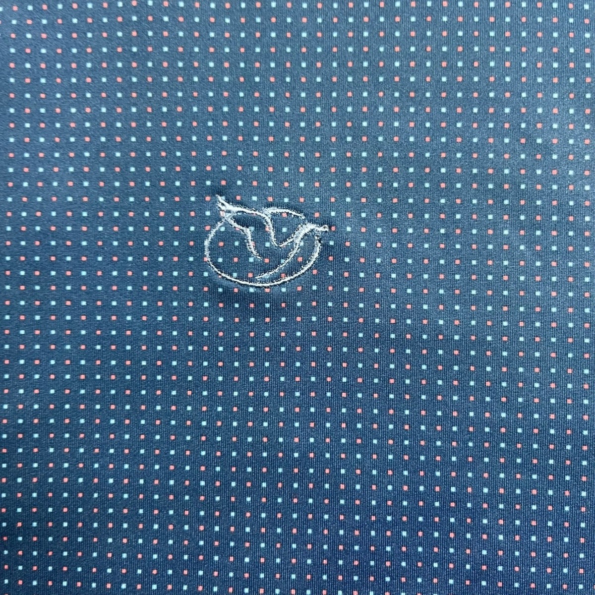Peter Millar Summer Comfort Polo Shirt Mens XL Blue Micro Dot Performance Golf View 3
