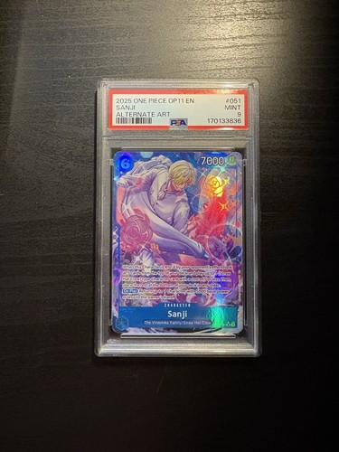 Sanji (Alternate Art) graded PSA 9 for sale on eBay