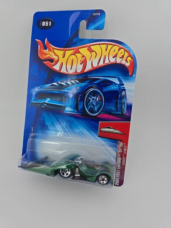 2004 Hot Wheels #51/100 First Editions CROOZE LeMELT Green w/HW tampo on wing
