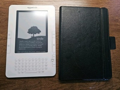 Kindle 2nd Gen E-Reader Tablet Keyboard 6-inch White D00701 (READ)