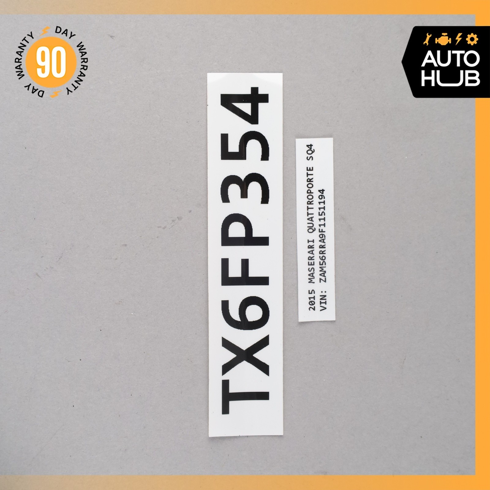 14-15 Maserati Quattroporte M156 3.0L S Q4 Engine Motor Wire Wiring Harness OEM