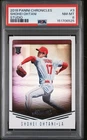 151706525 Shohei Ohtani 2018 Panini Chronicles #3 Studio Rookie RC PSA 8