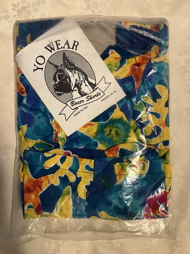 NOS VTG Max Boxxer Yo Wear Boxers Shorts 90s Ocean Starfish M 100% Cotton USA - Picture 3 of 4
