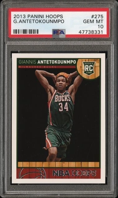 Giannis Antetokounmpo 10 Graded Basketball Rookie Sports Trading