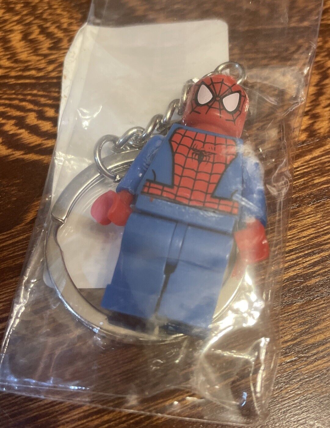 Lego Marvel Spiderman Minifigure Keychain NEW in Bag