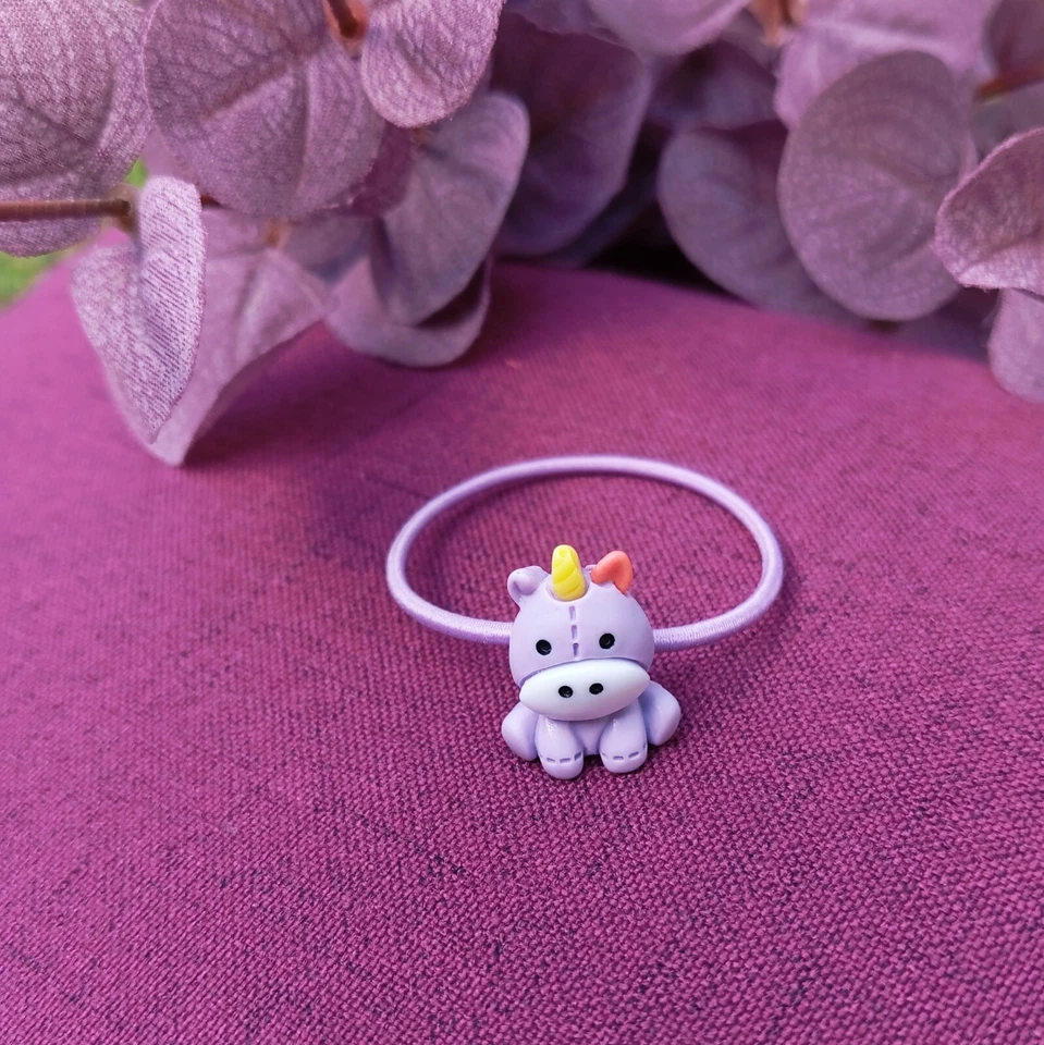 Nueva banda elástica para el cabello de lana Kawaii de dibujos animados Foto 2 de 4