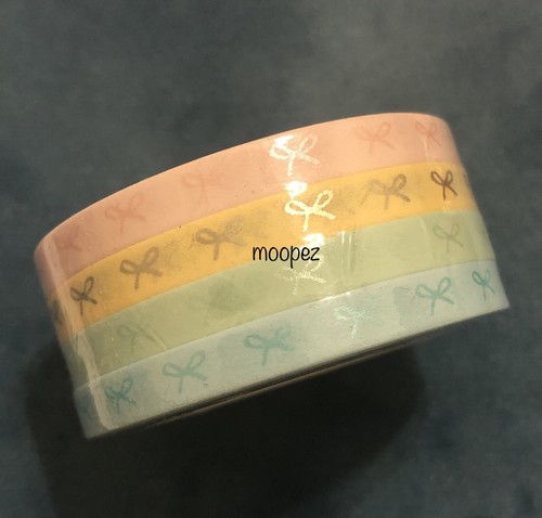 NEW Simply Gilded Chic Pastel 5 mm washi tape set NIP Blue Pink Yellow Green - Bild 1 von 2