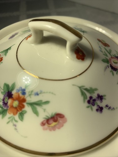 Syracuse Old Ivory China SELMA Pattern Covered Sugar Bowl Made in USA - Picture 9 of 9