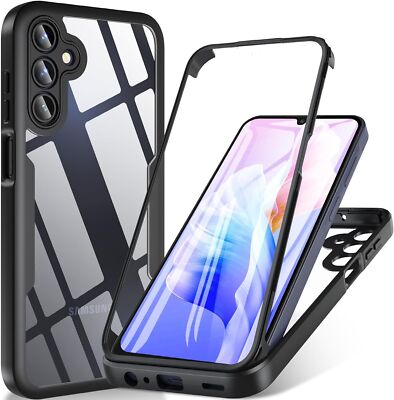 360 Grad Hülle Für Samsung S25 S24 FE S22 S23 Plus Ultra S21 A16 A06 A55 A35 A15