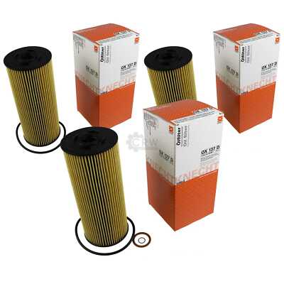 3x MAHLE / KNECHT OX 137D Ölfilter Oelfilter Oil Filter