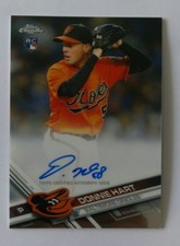 2017 TOPPS CHROME RC AUTOGRAPH #RA-DH DONNIE HART BALTIMORE ORIOLES