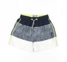 Matalan Boys Black Polyester Blend Sweat Shorts Size 4-5 Years Reg