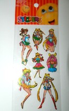 NEW Sailor Moon Clear STICKERS Package of 7