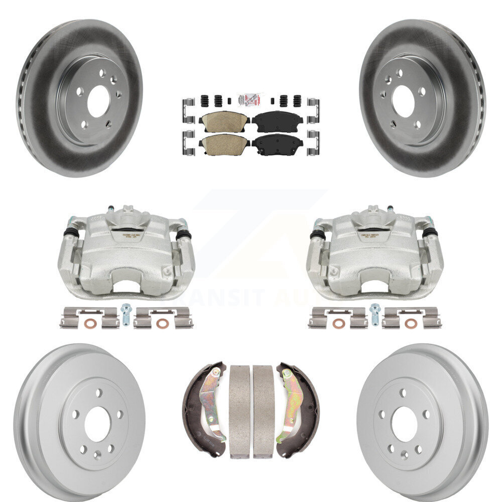 Chevrolet Trax Front Rear Disc Brake Caliper Kit with Ceramic Pads