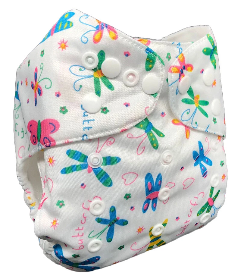 Pañales de tela para bebé IXYVIA pañales de bolsillo lavables ajustables de tamaño variable #9 Foto 2 de 4