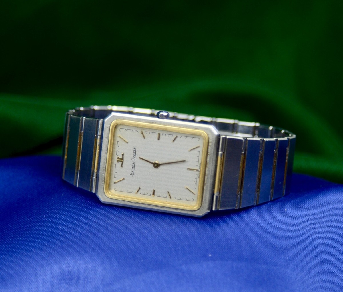 1980s Jaeger-LeCoultre Stainless Steel & 18K Yellow Gold watch Ref 