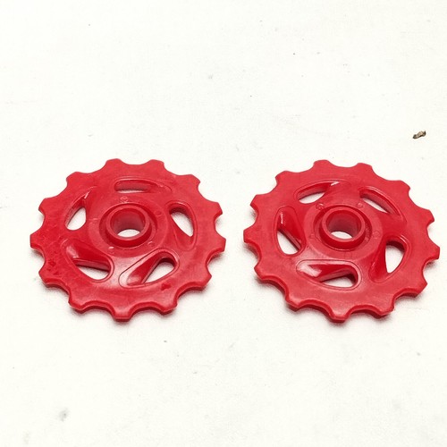 Galets dérailleur 11 dents alu dorés roulements céramique KCNC Shimano SRAM pulley 10v 11v 12v - Équipements vélos
