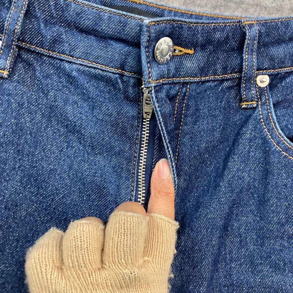 Pantalones de mezclilla Club Monaco para mujer 26 AU 8 azul bootcut mezcla de algodón cremallera 51333 Foto 3 de 4