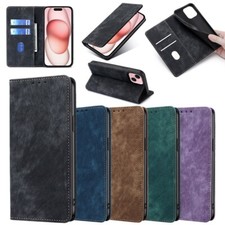 Funda de cuero genuino para Samsung Galaxy A30 A32 A34 A54 5G A70 A80 A90