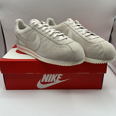 nike classic cortez trainers in sand suede