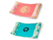 Justice Mesh Hammock Pool Float Converts Chair Drifter or Hammock Pink or Green