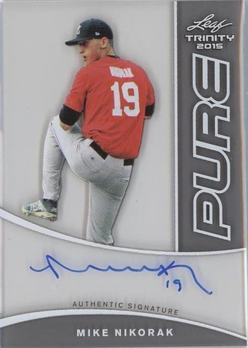 2015 Leaf Trinity - Mike Nikorak #P-MN1 - 1 of 1