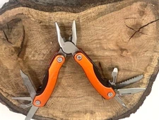 MINI Portable Outdoor Multitool PLIERS Gift for Men Ideal Gift Orange 2.5” CLOSE