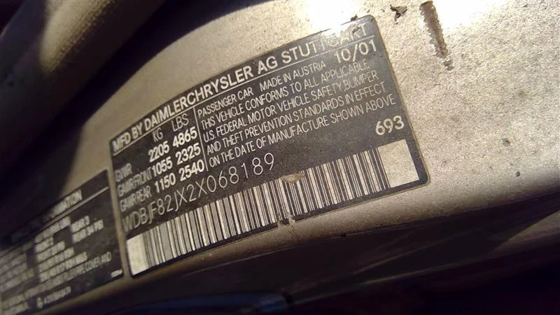 Bomba de dirección asistida usada se adapta a: Mercedes-benz Mercedes clase e 129 2002 tipo SL50 Foto 2 de 4