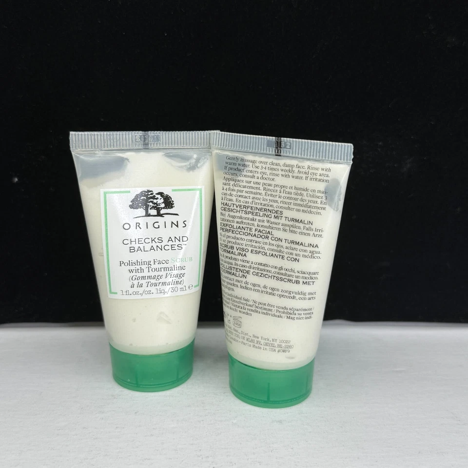Origins Checks Balances Polishing Face Scrub W/Tourmaline 2 oz total [LOT OF 2] - Image 3 of 4