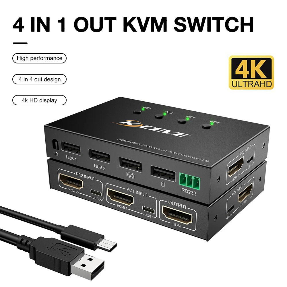 KVM : Commutateur KVM - Achat KVM Switch bureautique, switch KVM