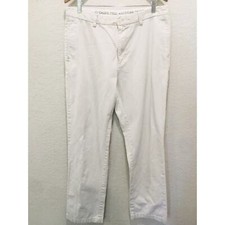 Chaps Men True American Chino Straight Pants 34x34 Tall 100% Cotton