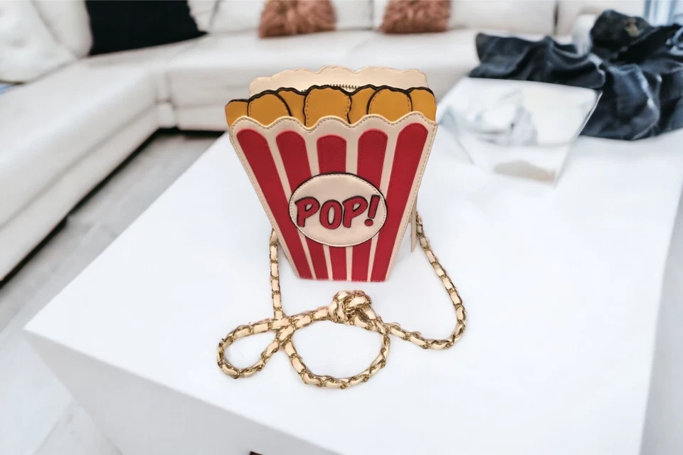 Nila Anthony Pop! Novedad Palomitas Cubo Cartera/Bolso de Hombro/Cartera/Bolso de Mano Nuevo con Etiquetas Foto 4 de 4