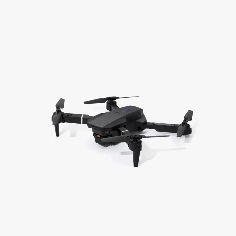 E88 FPV Foldable Drone with HD Camera 3 Batteries(Black/White)  - Image 4 of 4