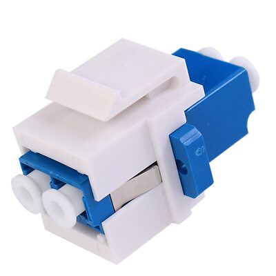 6 Pack Duplex Lc To Lc F/f Coupler Keystone Jack Modular For Patch Panels And Wa