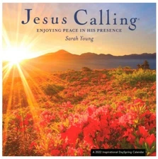 Jesus Calling Enjoying Peace in His Presence 2022 Premium Wall Calendar