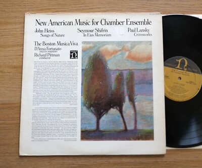 H-71351 New American Music For Chamber Ensemble Boston Musica Viva Nonesuch LP