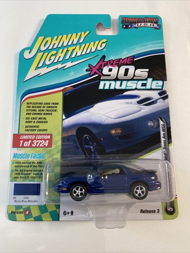 Johnny Lightning 1999 Pontiac Firebird Trans AM WS6 JLSP028 A 1/64 Muscle Car - Picture 1 of 3