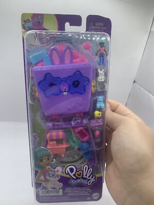 2023 Mattel Polly Pocket- Bunny Carnival Compact Toy -Tiny World sealed new ST