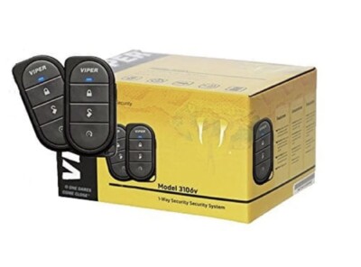 Viper 350 Plus 3-Ch 1-way Car Alarm Keyless Security System 3105V