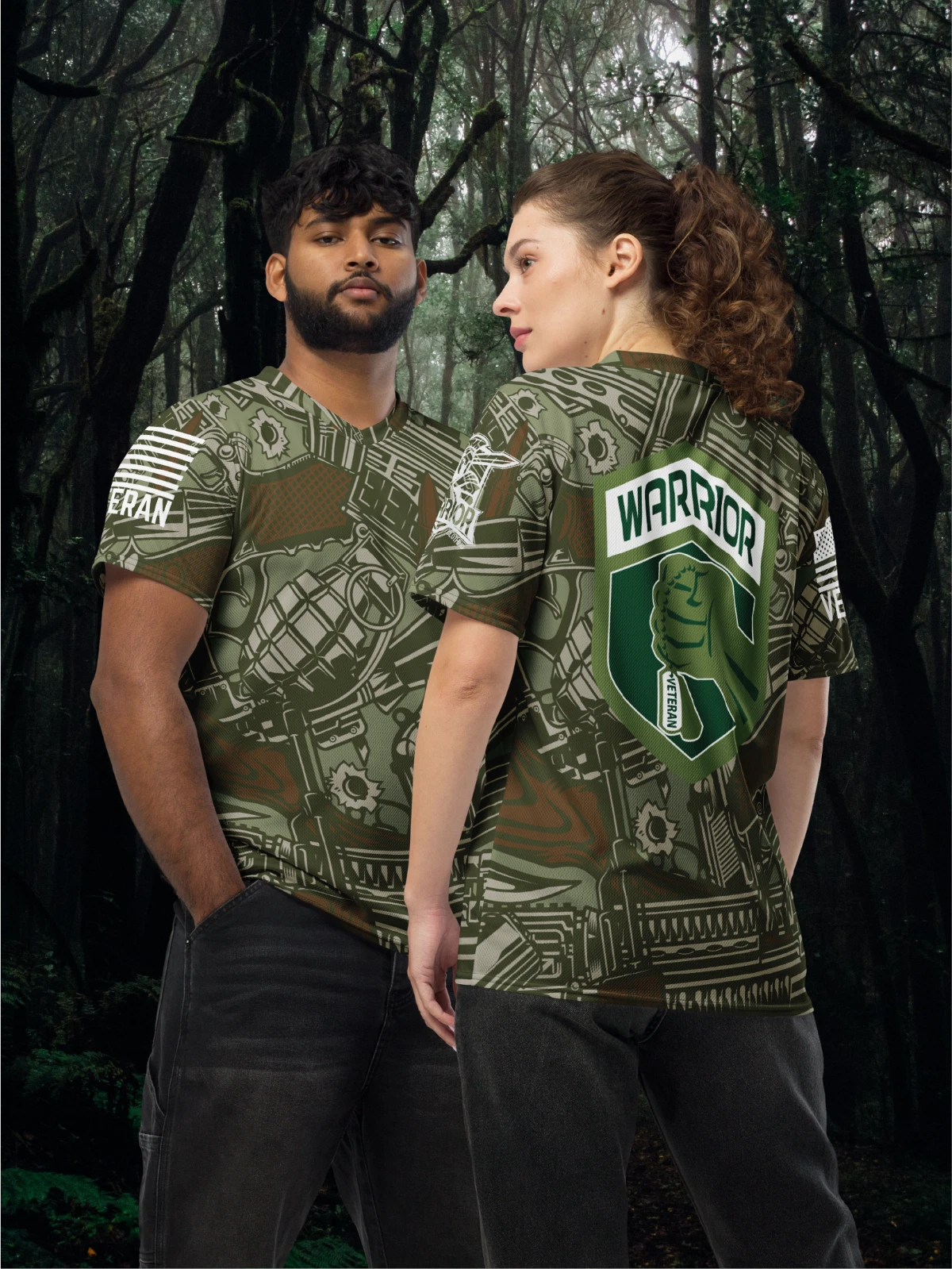 Warrior Recycled unisex sports jersey