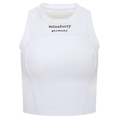 Damen Sporttop Crop Top Oberteil Basic Trikot ohne  Bra BH Fitness Running Gym - Bild 1 von 4