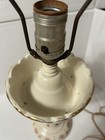 VINTAGE/ANTIQUE WILLIAM F.B. JOHNSON CERAMIC HAND PAINTED VANITY / DRESSER LAMP — photo 10