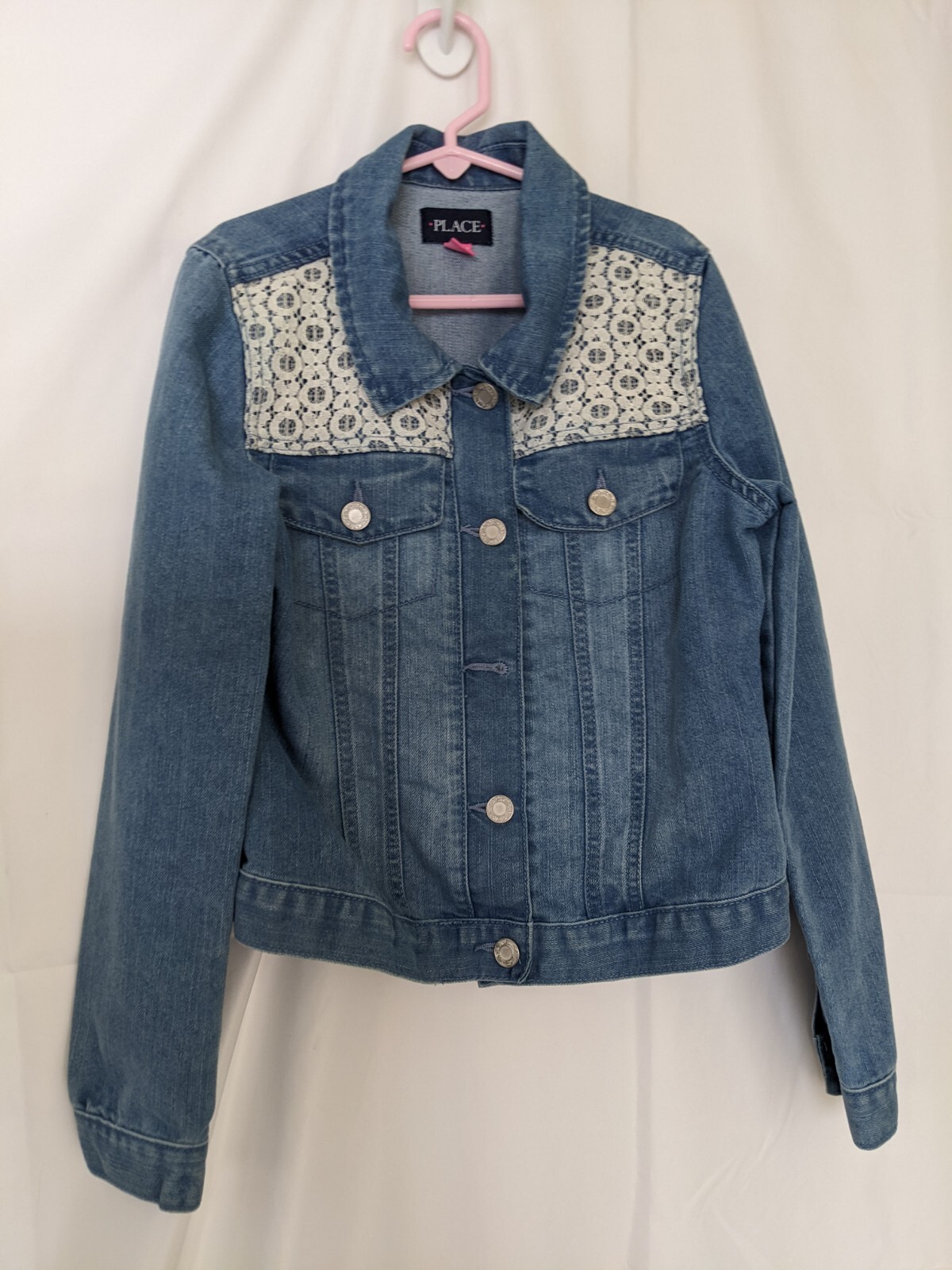 Haywire Girls Blue Plain Denim Jacket Age 11-12