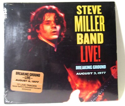 Steve Miller - LIVE! BREAKING GROUND AUGEST 3, 1977 (CD, 2021, Digipak) >NEW