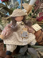 Vintage Doll Annabel made by Judy Dzierzak for Fabri-Centers of America 1997. 6”