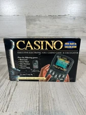 Excalibur Casino 5 In 1 With Built In Calculator Electronic Game Open Box